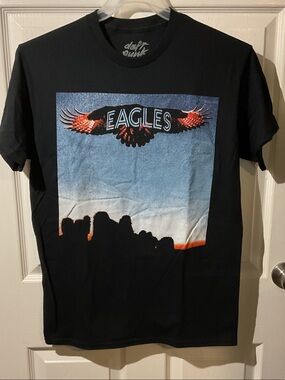 Eagles Graphic Band Tee with Misprint on Tag